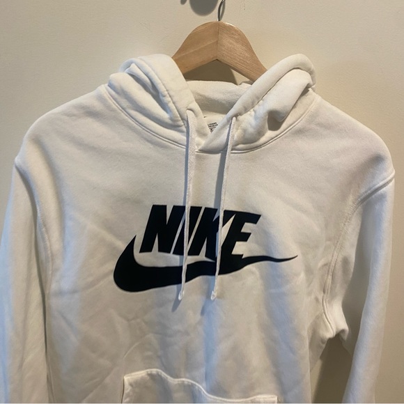 Nike Sportswear Club Fleece Pullover white Hoodie BV2973 - Picture 6 of 7